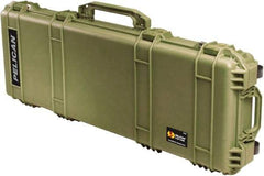 Pelican Products, Inc. - 16" Wide x 6-1/8" High, Long Gun Case - Olive, Polyethylene - Exact Industrial Supply