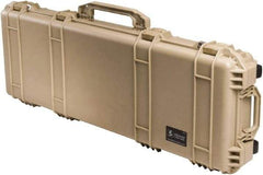 Pelican Products, Inc. - 16" Wide x 6-1/8" High, Long Gun Case - Tan, Polyethylene - Exact Industrial Supply