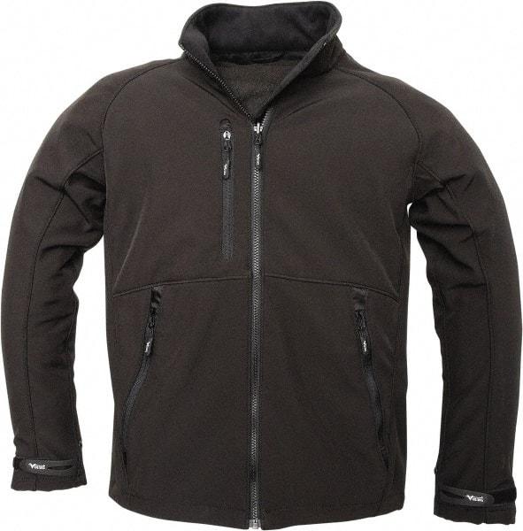 Viking - Size 2XL Cold Weather Jacket - Black, Polyester, Zipper Closure, 51" Chest - Exact Industrial Supply