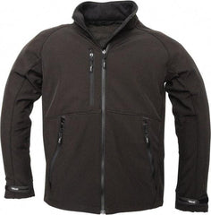 Viking - Size L Cold Weather Jacket - Black, Polyester, Zipper Closure, 43" Chest - Exact Industrial Supply