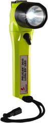 Polymer Flashlight Flashlight 183 Lumens, 345 min Runtime, White LED Bulb, Yellow Body,