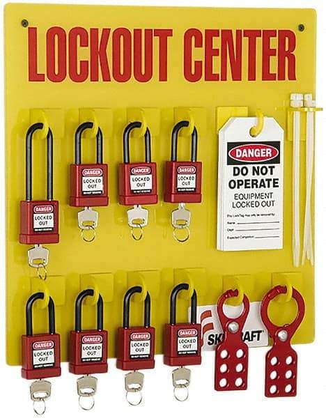 Ability One - Equipped Lockout Device & Tag Station - Exact Industrial Supply