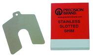 5X5 .005 SLOTTED SHIM PACK OF 20 - Exact Industrial Supply