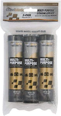 LubriMatic - 3 oz Cartridge Lithium General Purpose Grease - Black, 280°F Max Temp, NLGIG 1-1/2, - Exact Industrial Supply