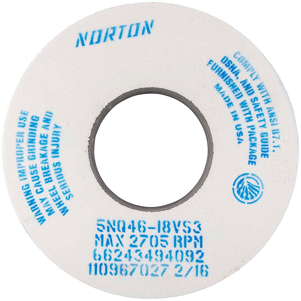 Norton - Tool & Cutter Grinding Wheels Wheel Type: Type 1 Wheel Diameter (Inch): 12 - Exact Industrial Supply