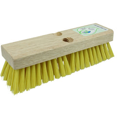 10″ - Deck Scrub Brush, Recycled PET Fill and Foam Block - Exact Industrial Supply