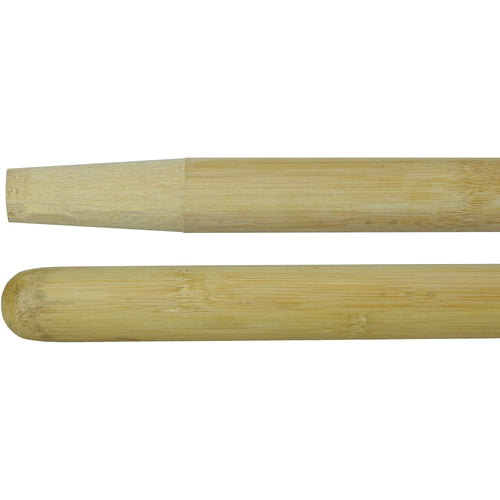 60″ - Bamboo Handle, Tapered, 1 1/8″ Diameter - Exact Industrial Supply