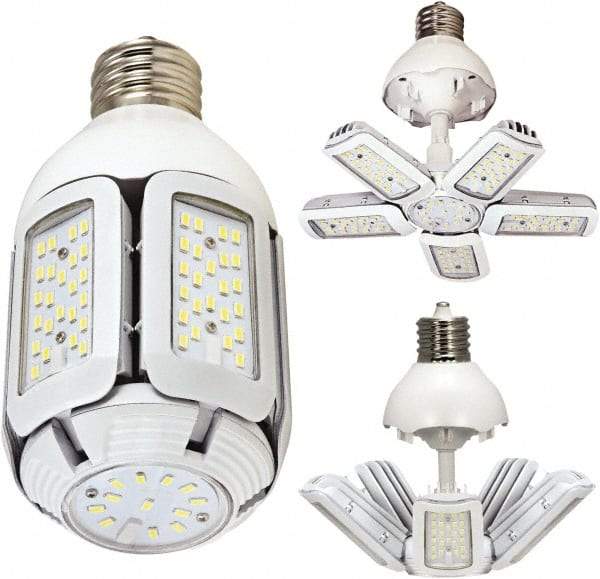 Value Collection - 60 Watt LED Commercial/Industrial Mogul Lamp - 5,000°K Color Temp, 7,800 Lumens, 100, 277 Volts, Ex39, 50,000 hr Avg Life - Exact Industrial Supply