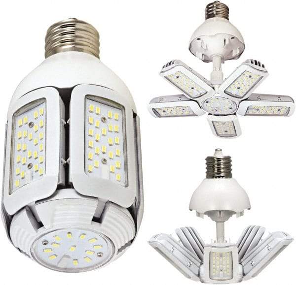 Value Collection - 40 Watt LED Commercial/Industrial Mogul Lamp - 5,000°K Color Temp, 5,200 Lumens, 100, 277 Volts, Ex39, 50,000 hr Avg Life - Exact Industrial Supply