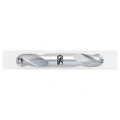 7/16" Dia. - 2-3/4" OAL - Bright CBD - Double - Ball Nose SE EM - 3 FL - Exact Industrial Supply