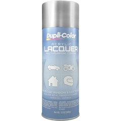 Dupli-Color - Silver Metallic, Metallic, Lacquer Spray Paint - 12 to 14 Sq Ft per Can, 12 oz Container - Exact Industrial Supply