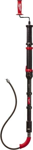 Milwaukee Tool - 1/2" Cable Diam, Bulb Auger, Closet & Drain Auger - Bulb Cable Head Style - Exact Industrial Supply