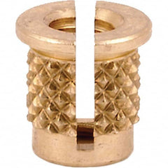 E-Z LOK - Press Fit Threaded Inserts Type: Flanged For Material Type: Plastic - Exact Industrial Supply