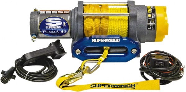 Superwinch - 4,500 Lb Capacity, 50' Cable Length, ATV Winch - Exact Industrial Supply