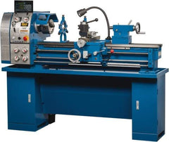 Enco - 12" Swing, 36" Between Centers, 110/220 Volt, Single Phase Bench Lathe - 5MT Taper, 1-1/2 hp, 65 to 1,810 RPM, 1-1/2" Bore Diam, 29.5mm Deep x 580mm High x 1,676mm Long - Exact Industrial Supply