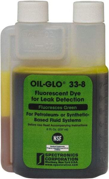 Spectroline - 8 oz Bottle Automotive Leak Detection Dye - For Leak Detection - Exact Industrial Supply