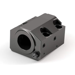 Global CNC Industries - Turret & VDI Tool Holders; Type: Okuma ID Block ; Clamping System: 85mm X 70mm ; Tool Axis: ID ; Through Coolant: No ; Additional Information: 4 Mounting Holes - Exact Industrial Supply