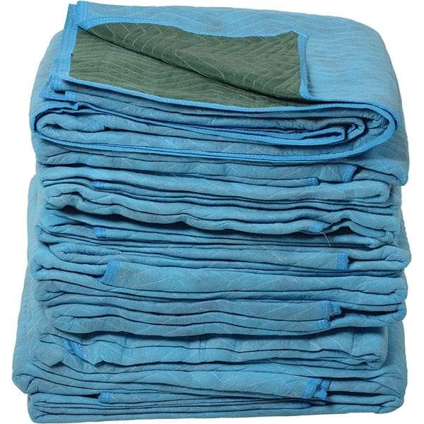 Vestil - 80" Long x 72" Wide Cotton/Polyester Tarp & Dust Cover - Blue - Exact Industrial Supply