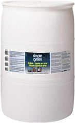 Simple Green - 55 Gal Drum Cleaner/Degreaser - Liquid, Alkaline, Unscented - Exact Industrial Supply