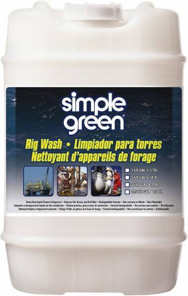 Simple Green - 5 Gal Bucket Cleaner/Degreaser - Liquid, Alkaline, Unscented - Exact Industrial Supply