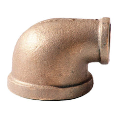 Merit Brass - Brass & Chrome Pipe Fittings Type: Reducing Elbow Fitting Size: 1-1/2 x 1 - Exact Industrial Supply