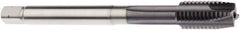 Seco - M14x2.00 Metric 3 Flute 6HX Modified Bottoming Spiral Flute Tap - Powdered Metal, AlTiN Finish, 4.3307" OAL, Right Hand Flute, Right Hand Thread, H6 - Exact Industrial Supply