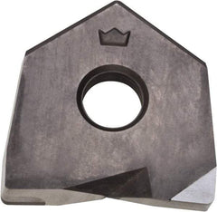 Millstar - BDS1 Grade CM10 CBN Milling Insert - Uncoated, 0.16" Thick, 1" Inscribed Circle, 1/8" Corner Radius - Exact Industrial Supply