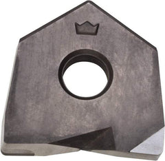Millstar - BDS1 Grade CM10 CBN Milling Insert - Uncoated, 0.16" Thick, 1" Inscribed Circle, 1/32" Corner Radius - Exact Industrial Supply