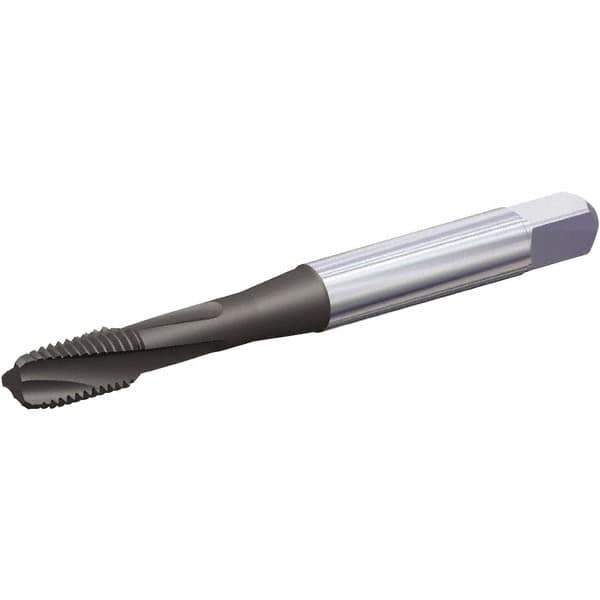 Kennametal - 5/8-11 UNC 3 Flute 3B Modified Bottoming Spiral Flute Tap - Vanadium High Speed Steel, Oxide Finish, 3-13/16" OAL, Right Hand Flute, Right Hand Thread, H3, Series T692 - Exact Industrial Supply