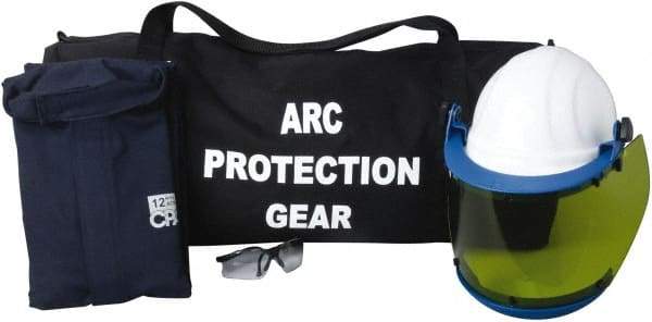 PRO-SAFE - Size M, 2 HRC, Arc Flash Clothing Kit - 12 cal per Sq cm, Hard Cap Protection - Exact Industrial Supply