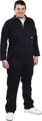 PRO-SAFE - Size M, Navy Blue, Zipper, Arc Flash Coverall - 32 to 34" Chest, Indura Ultra Soft, Cotton, Nylon, 6 Pockets - Exact Industrial Supply