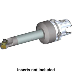 Kennametal - NG2L Insert, 110mm Head Length, Modular Grooving Cutting Unit Head - Right Hand Cut, System Size KM40, Through Coolant, Series Top Notch - Exact Industrial Supply