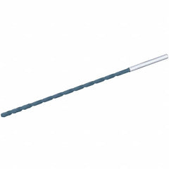 Extra Length Drill Bit: 0.1575″ Dia, 135 °, Solid Carbide - AlCrN;TiSiN Finish, 5.1181″ Flute Length, Spiral Flute, Straight-Cylindrical Shank, Series B274-HPG