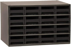 Akro-Mils - 16 Drawer, Small Parts Cabinet - 11" Deep x 17" Wide x 11" High - Exact Industrial Supply