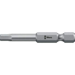 Wera - 3/64" Hex Screwdriver Bit - 1/4" Drive, 50mm OAL - Exact Industrial Supply
