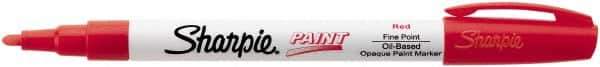 Sharpie - Red Paint Marker - Fine Tip - Exact Industrial Supply