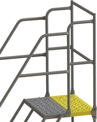 TRI-ARC - Deep Top Ladder Kit - For Use with Forward Descent Perforated Rolling Ladder - Exact Industrial Supply