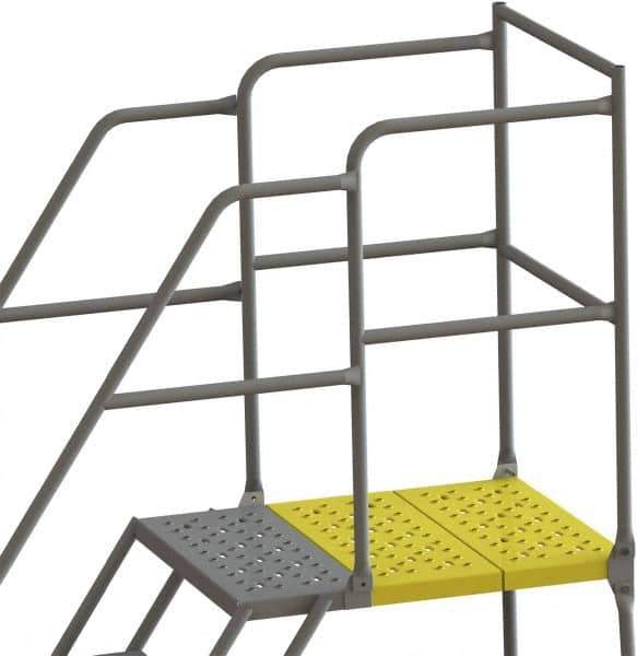 TRI-ARC - Deep Top Ladder Kit - For Use with Forward Descent Perforated Rolling Ladder - Exact Industrial Supply