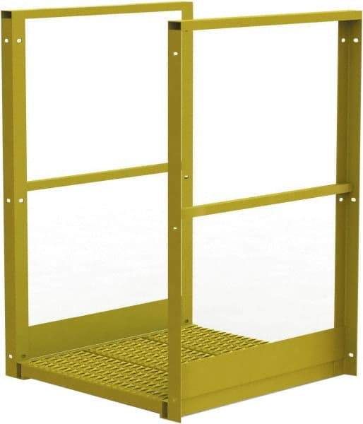 TRI-ARC - 44" Bridge Span - Crossover, 1,000 Lb Capacity, 44" Platform Height, 30" Base Width x 30" Base Depth, Serrated - Exact Industrial Supply