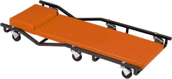 Whiteside - 570 Lb Capacity, 6 Wheel Creeper - Steel, 40" Long x 3-3/4" High x 17" Wide - Exact Industrial Supply