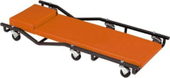 Whiteside - 570 Lb Capacity, 6 Wheel Creeper - Steel, 40" Long x 3-3/4" High x 17" Wide - Exact Industrial Supply