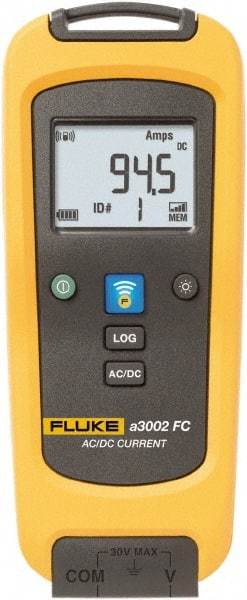 Fluke - FLK-A3002 FC, CAT IV, CAT III, Digital True RMS Wireless Clamp Meter with Clamp On Jaws - 600 AC Amps, 1000 DC Amps, Measures Current - Exact Industrial Supply