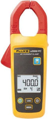 Fluke - FLK-A3000 FC, CAT III, Digital True RMS Wireless Clamp Meter with 1.3386" Clamp On Jaws - 400 AC Amps, Measures Current - Exact Industrial Supply