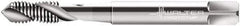 Walter-Prototyp - 3/8-16 UNC 2 Flute 2B Modified Bottoming Spiral Flute Tap - Cobalt, Bright Finish, 100mm OAL, Right Hand Flute, Right Hand Thread, Series N22516 - Exact Industrial Supply