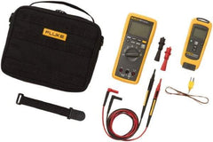 Fluke - 6 Piece, FC Wireless Temperature Kit - 1,000 Volt Max, LCD Display - Exact Industrial Supply