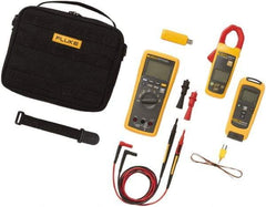 Fluke - 7 Piece, FC Series Wireless Multimeter Kit - 1,000 Volt Max, LCD Display - Exact Industrial Supply