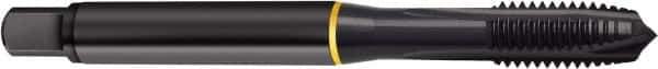 Guhring - #5-40 UNC, Oxide Finish, Cobalt Spiral Point Tap - Plug Chamfer, Right Hand Thread, 1.941" OAL, 0.433" Thread Length, 0.141" Shank Diam, 2B/3B Class of Fit, Series 4402 - Exact Industrial Supply