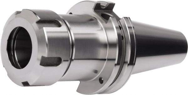 Accupro - 2mm to 20mm Capacity, 8" Projection, CAT50 Dual Contact Taper, ER32 Collet Chuck - 12" OAL - Exact Industrial Supply