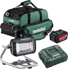 Metabo - 18 Volts, 2600 Lumens, Cordless Work Light - Green/Black, 7 hr Run Time - Exact Industrial Supply