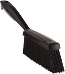 Vikan - 14" OAL, Polyester Staple Set Bench Brush - 2" Bristle Length, 6-3/8" Long Head, Black - Exact Industrial Supply